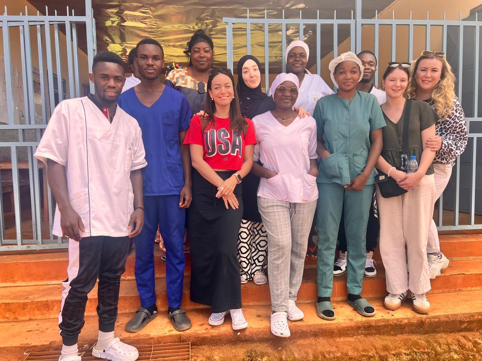 Health mission participants in Bahouan